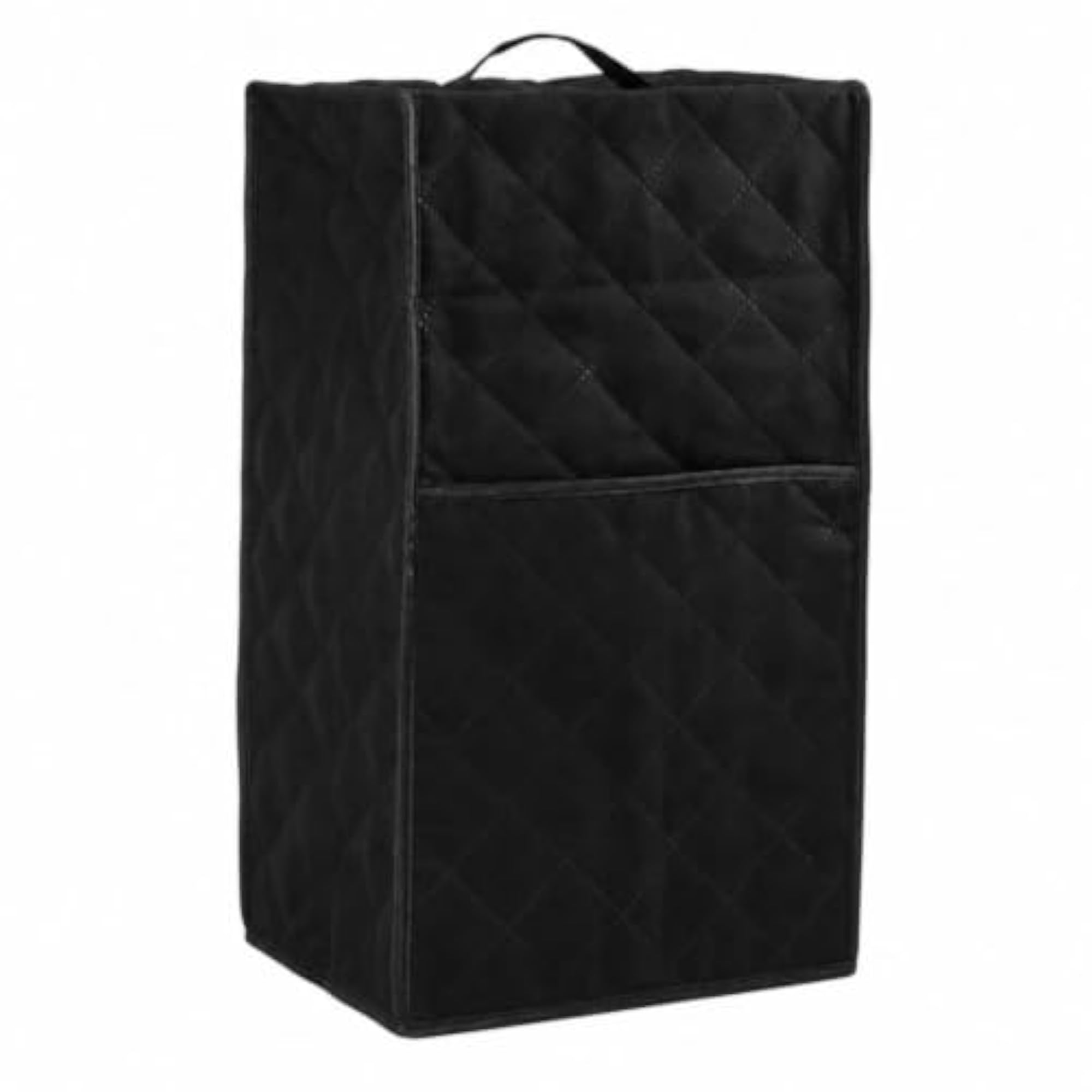 Machine Washable Quilted Blender Dust Cover, Black